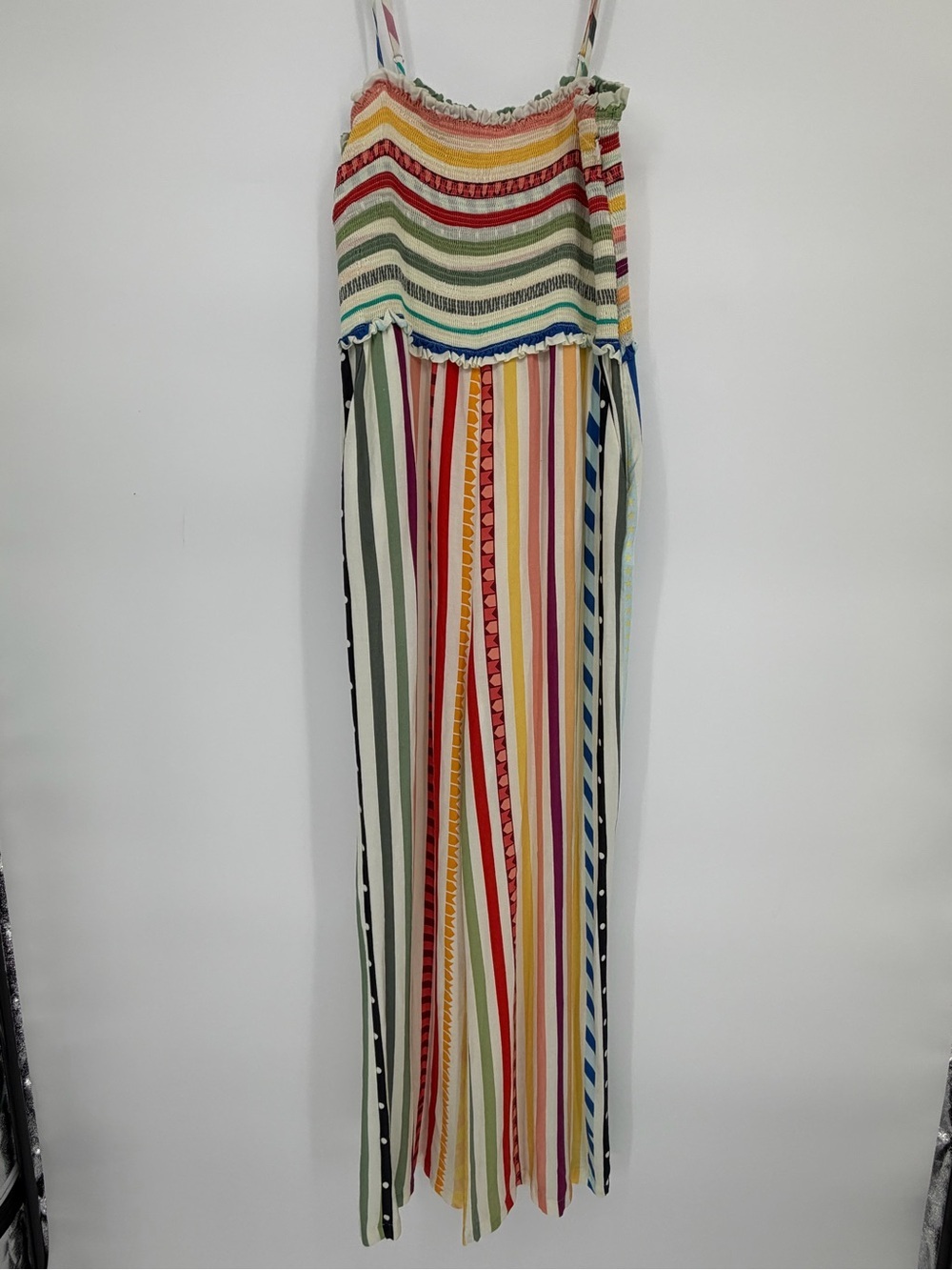 Farm Rio by Anthropologie Ellie Smocked Jumpsuit